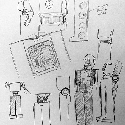 Body designs for Robot Bryan