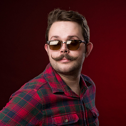David Baron is our Director of Photography, but with a mustache like that we're sure to cast him in the Underworld, perhaps as a wicked projectionist with a taste for arson! Cameo!
