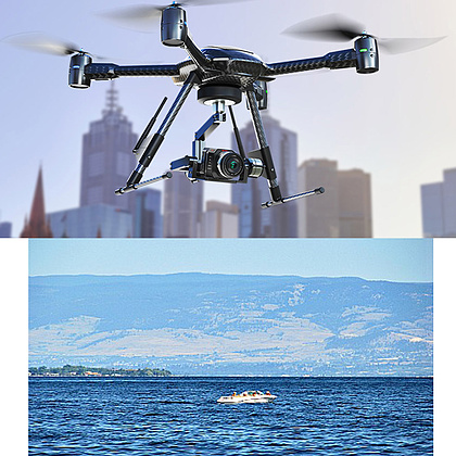 A Drone will be used for Aerial shots.