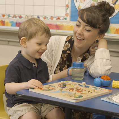 The Fairfield Community Place has a few different daycare facilities. They have been kind enough to let us film in there already.