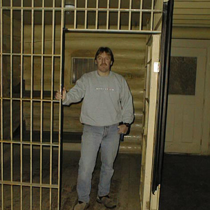 This jail cell is located in Bragg Creek and was used for the show North of 60. It would require a kitchen set build.