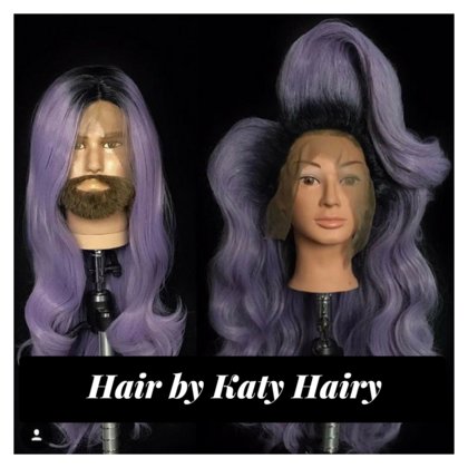Original wig designs by Katy Hairy.