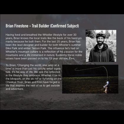 Brian Finestone - Trail Builder