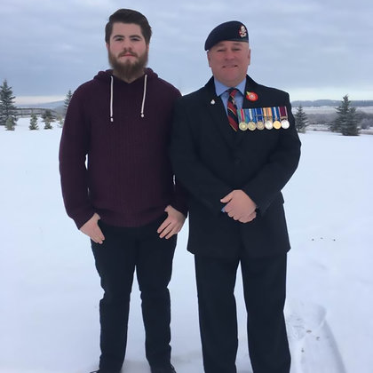 My Father and I Remembrance Day 2017
