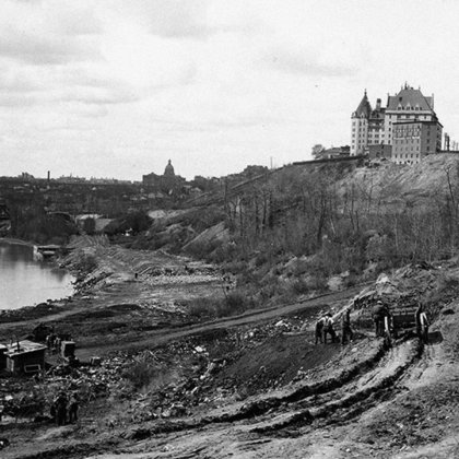 We will draw upon the wealth of old images and video in the municipal and provincial archives to help put the waste management centre in its historical context.