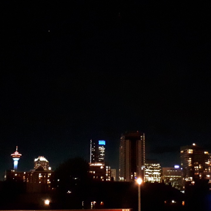 This image will show our location (Calgary) as well as our tone and style (a more natural and artistic feel), our colouring, natural with vibrance in the night. Lastly it will show our shot position, having a wonderful wide shot of the city.