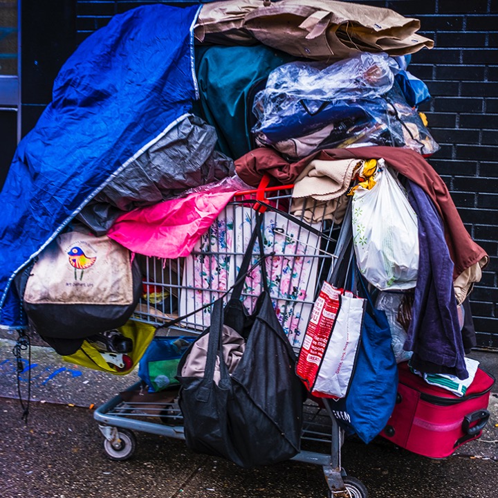 More than 2,100 people in Vancouver are homeless. Some are homeless because of addiction or mental illness. Others are homeless because of poverty and sky-high Vancouver rents. A common sight in the Downtown Eastside is people pushing their worldly possessions in shopping carts. 
Breaking the cycle of addiction is difficult, especially for those struggling with trauma and mental health problems and homelessness exacerbates this cycle, making it much challenging for medical professionals like Evanna Brennan and Susan Giles to give patients the help they need. 